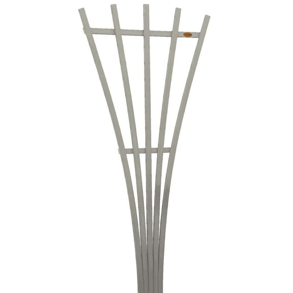 highwood  Eco-Friendly 6ft Traditional Fan Trellis Harbor Gray