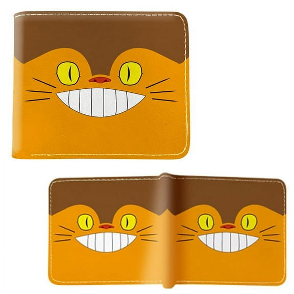 Catbus Face - My Neighbor Totoro 4x5" Bi-Fold Wallet