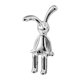 thumbnail image 1 of Escultura de conejo galvanizada, estatua de conejo, encimera de baño, animales de dibujos animados 44 cm x 3 cm x 87 cm, 1 of 9
