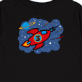 thumbnail image 4 of Inktastic Rocket Ship 3rd Birthday Boys Long Sleeve Toddler T-Shirt, 4 of 5
