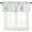 Green Sea Turtle, variant on Coastal Curtain Valances for Windows, Summer Ocean Green Sea Turtle Seashell Rod Pocket Valance Curtain for Bedroom Living Room, Nautical Small Window Treatments Kitchen Valances for Windows, 54"x18"
