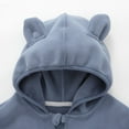 thumbnail image 6 of TMOYZQ Baby Girls Boys Fleece Hooded Jacket Zip Up Teddy Coat Winter Warm Bear Ear Cute Jackets Casual Fall Soft Thin Outerwear, 6M-5Y on Clearance, 6 of 7