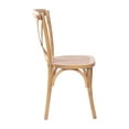 Flash Furniture Advantage XBack Chair In Driftwood