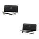 thumbnail image 2 of Minnieouse Cartera de moda para mujer de PU disponible en muchos colores para cada estilo Cartera con tarjetero Carteras negras negro 2Conjunto, 2 of 6