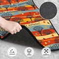 thumbnail image 3 of Yiaed Vibrant Autumn Forest Hues Print Carpet Floor Mats for Cars, Auto Accessories Front & Rear Car Floor Mats Car Floor Foot Mat Sets of 4 Pieces, 3 of 7