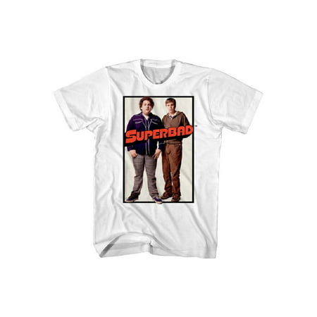 Superbad Duo Comedy Movie Poster Adult Michael Cera Jonah Hill T-Shirt