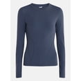 thumbnail image 6 of Avia Women's and Women's Plus Brushed Performance Top with Long Sleeves, Sizes XS-4X, 6 of 6