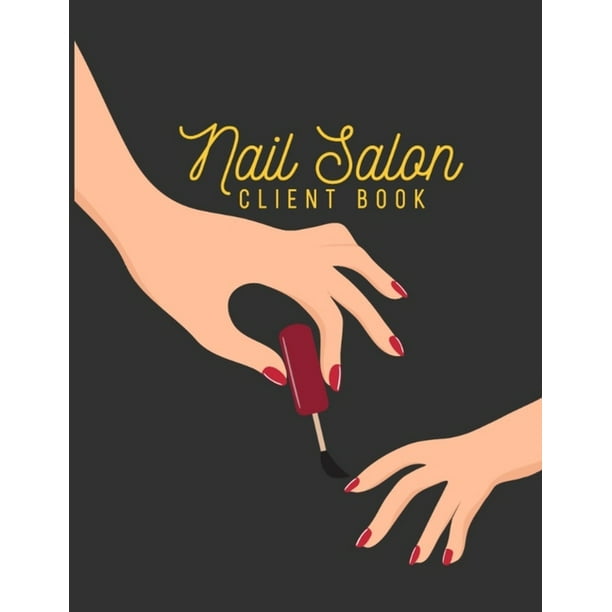 Nail Salon Client Book Appointment Book for Nail Technicians, Appointment Book with Times