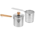 thumbnail image 2 of 1 Set of Stainless Steel Frying Pot Small Frying Basket Food Frying Basket Pot Kitchenware, 2 of 7