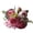 A005- Vermilion, variant on Red Artificial Ranunculus Bouquet, Faux Floral Stems, Vase with Artificial Flowers Home Decor, Dining Table Centerpiece Decor, Living Room Table Accent