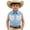 Light Blue, variant on LYHaoo Boys And Girls Western Cowboy Shirt,Fringe Shirt Sleeveless Button Down Tassel Shirts for Kids,5-6 Years