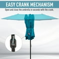 thumbnail image 5 of Outsunny Extra Large 15ft Patio Umbrella, Blue, 5 of 10