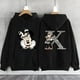 thumbnail image 3 of Sudadera con capucha para mujer, ropa con estampado de leopardo, Minnie Mouse, A-Z, 26 letras en inglés, Y2k, 3 of 5