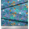 thumbnail image 2 of Soimoi Rayon Fabric Camera,Hat & Briefcase Travel Decor Fabric Printed Yard 42 Inch Wide, 2 of 3