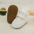 thumbnail image 4 of Bonario Baby Girls Boys Cotton Boots Newborn Winter Cozy Fleece Booties Infant Socks Shoes for 3-18 Months, 4 of 7