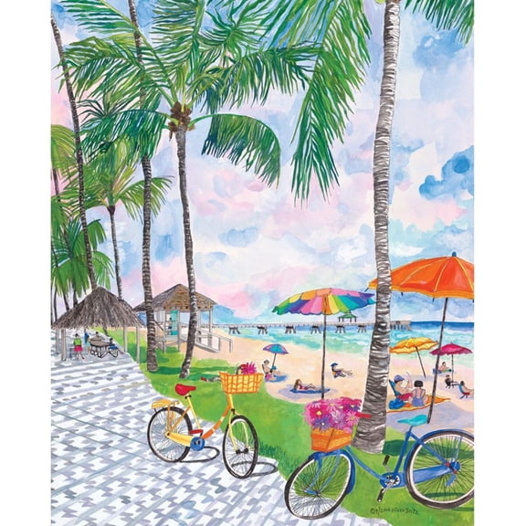 Bicycles With Baskets1000 pcs. - Jigsaw Puzzle by Heritage Puzzles (40604)