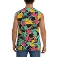 thumbnail image 4 of Bingfone Angry Shark Pattern Pattern Men's Tank Tops Workout Sleeveless Tee Shirts Running Beach Tanks for Men-Small, 4 of 8