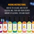 thumbnail image 4 of Cocktail Master Sugar Free Drink Mix - Blackberry Margarita, Case of 6 1000ml bottles, 4 of 6
