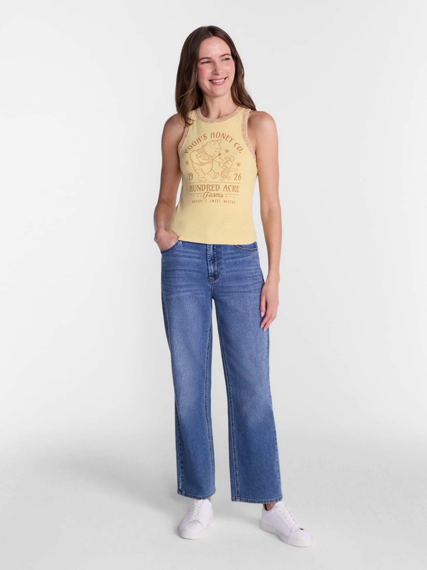 Winnie the Pooh Women's Graphic Tank Top, Sizes XXS-XXL