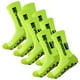 thumbnail image 1 of Calcetas con diseño deportivo SpotFluorescent 4Pares Verde Fluorescente 6-12.5US TapeDesign Calcetines Tubo Medio Algodó, 1 of 2