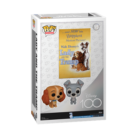 Funko - POP! Movie Poster: Disney 100- Lady and the Tramp