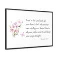 thumbnail image 2 of Scripture Sign, Bible Verse Sign, Trust in the Lord, Proverbs 3:5-6, 2 of 5