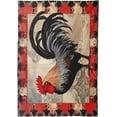 thumbnail image 2 of Vintage Rooster Rectangle Tablecloth Waterproof Polyester Table Clothative Stain Resistant & Wrinkle Resistant Washable Table Cover for Dining Table/Party/Camping 60x90 Inch Decor Gift, 2 of 7