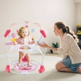 thumbnail image 2 of Costway Baby Stationary Activity Center Infant Jumper with Removable Foot Pad Pink, 2 of 10