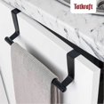thumbnail image 3 of Horizon Black Door Towel Holder Kitchen Dish Towel Holder, Brushed Stainless Steel, 3 of 5