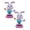 D 2PCS, variant on 1/2pcs Solar Dancing Rabbit, Easter Bunnies Solar Dancing Statue, Cute Rabbit Eggs Solars Toy for Car, Easter Car Desk Decorative Ornament BasketStuffers for Holiday