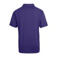 thumbnail image 3 of Men's Cutter & Buck Purple LSU Tigers Prospect Eco Textured Stretch Recycled Polo, 3 of 3