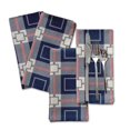 thumbnail image 6 of "S4Sassy Blue Plaid Check Dinner Table Linen Re-Usable Printed Decor Napkins Set 18 x 18""(Pack of 4)", 6 of 8