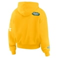 thumbnail image 3 of Women's WEAR by Erin Andrews Gold Oakland Athletics  Patch Quarter-Zip Hoodie, 3 of 4