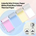 thumbnail image 3 of Mini Printer Paper for Inkless Bluetooth Printer 57mm x 30mm, 6 Rolls, 3 of 5