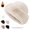 Beige, variant on 2026 New Womens Winter Faux Fur Bucket Hat, Fluffy Wide Brim Fisherman Cap, Warm & Cute Plush Snow Hat