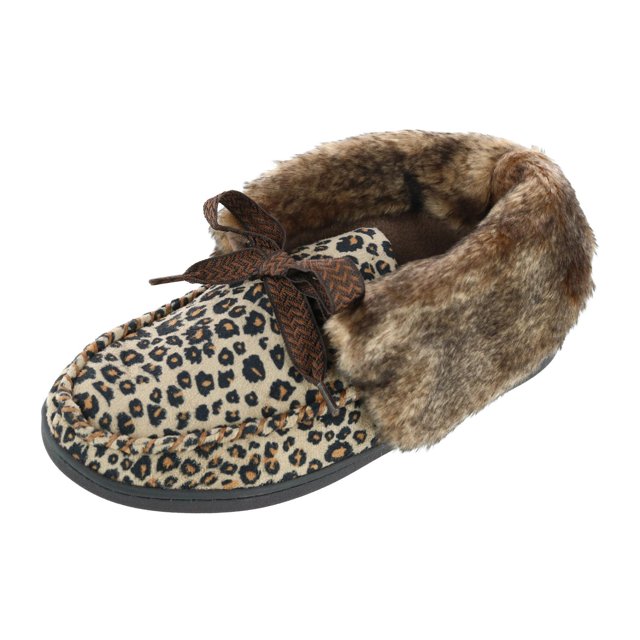 Isotoner Chaussons Bottines en Microsuède Nelly Moc (Femmes)
