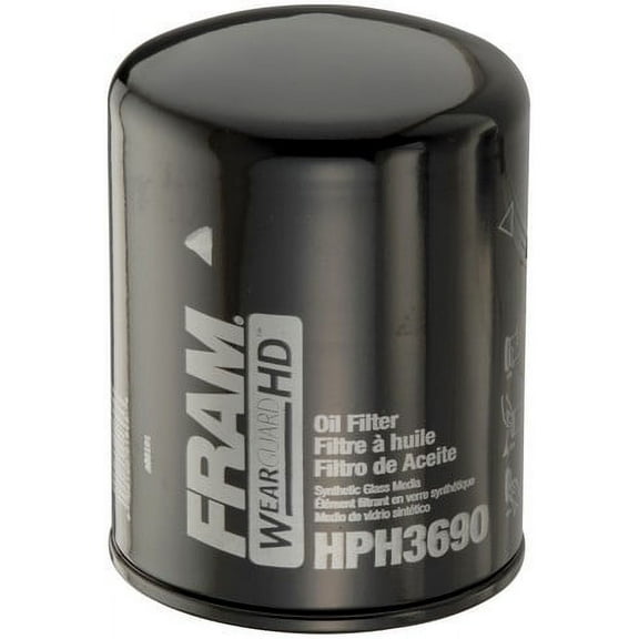 Fram Engine Oil Filter P/N:HPH3690FP Fits select: 1992-2009 ISUZU NPR, 1999-2008 GMC W3500