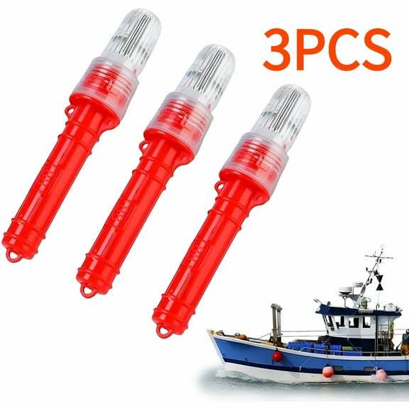 GJX Boat Flares (3-Pack) – US Coast Guard Approved Marine Emergency Flares, Waterproof & Visible up to 10 Miles