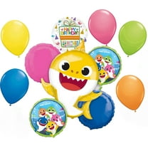 Baby Shark Birthday Party Supplies Balloon Bouquet Decorations