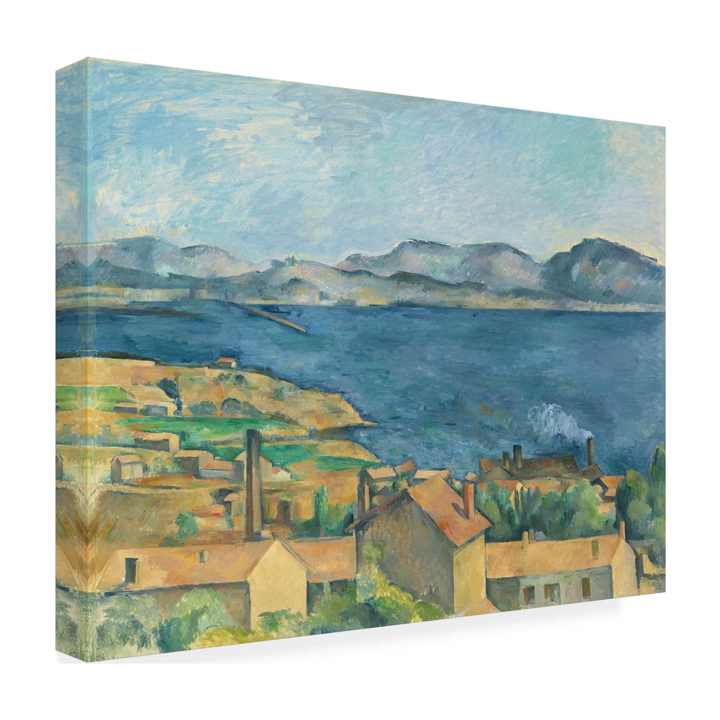 Cezanne 'The Bay Of Marseilles' Canvas Art