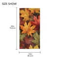 thumbnail image 3 of Autumn Maple Leaves Watercolor Face Towel Absorbent Hand Towels Bath Sport Gym, 3 of 5