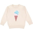thumbnail image 2 of Inktastic Ice Cream Cone with Heart Toddler Sweatshirt, 2 of 4