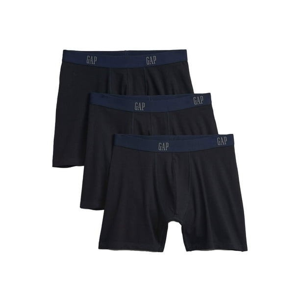 Boxers tipo bóxer GAP 3-pack para hombre, color azul marino, talla L