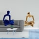 thumbnail image 2 of Figura de pensador abstracto,Estatua de pensador abstracto,decoración para el hogar,Figura humana decorativa para oficina,coleccionable,Figura de pensador abstracto,Estatua de pensador, 2 of 8