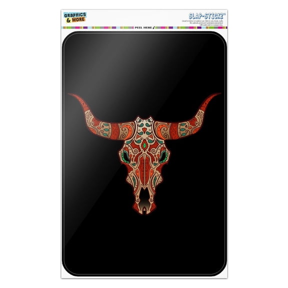 Bull Skull Day Of The Dead Home Business Office Sign