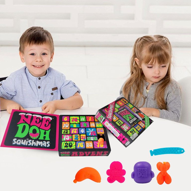 スクイーズ ニードー NeeDoh Squishmas アドベントカレンダー 2024 Schylling NeeDoh Squishmas Advent Calendar - 24 Mini