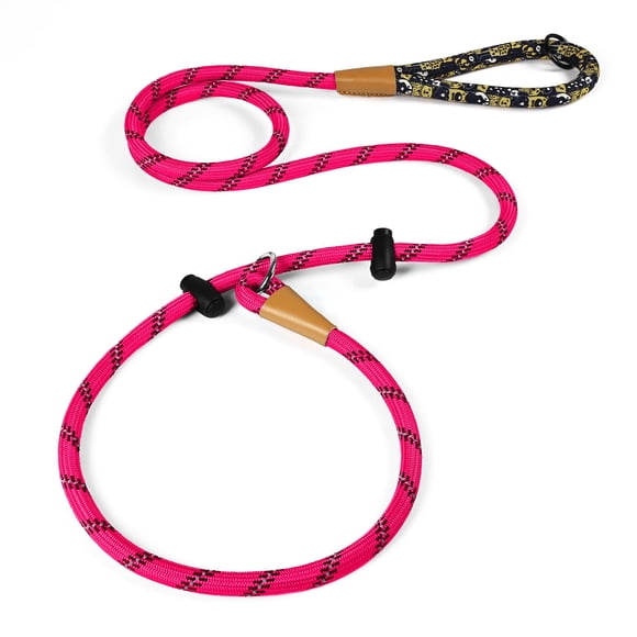 Correa para perro Slip Lead Lynxking, reflectante, muy resistente, rosa