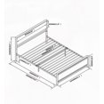 thumbnail image 4 of Modern style metal bed frame in twin size, Sturdy System & easy to assemble, 4 of 7