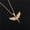 Gold Pendant, variant on Lucky Jewelry Men's Stainless Steel Sexy Angel Necklace Pendant Woman Pendants-Silver Chain 60cm