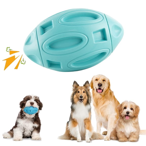 EASTIN Dog Chew Toys for Aggressive Chewers,Squeaky Dog Toys for Large Dogs Medium Breed, Tough Durable Strong Natural Rubber Interactive Ball for Dogs Teething Dog Extreme Chew Toys Indestructible